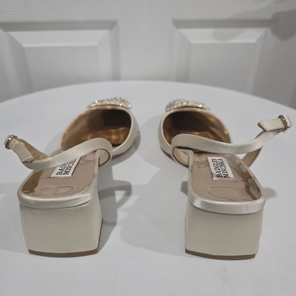 Badgley Mishka Emmie White Slingback - Picture 5 of 8